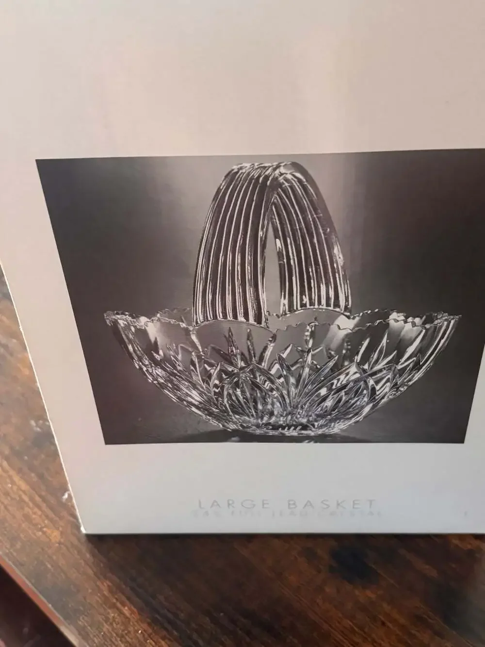 Royal Limited 24% Full Lead Crystal Large Basket